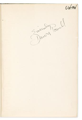 Powell, Dawn (1896-1965) Six Titles, Most First Editions, Two Signed.